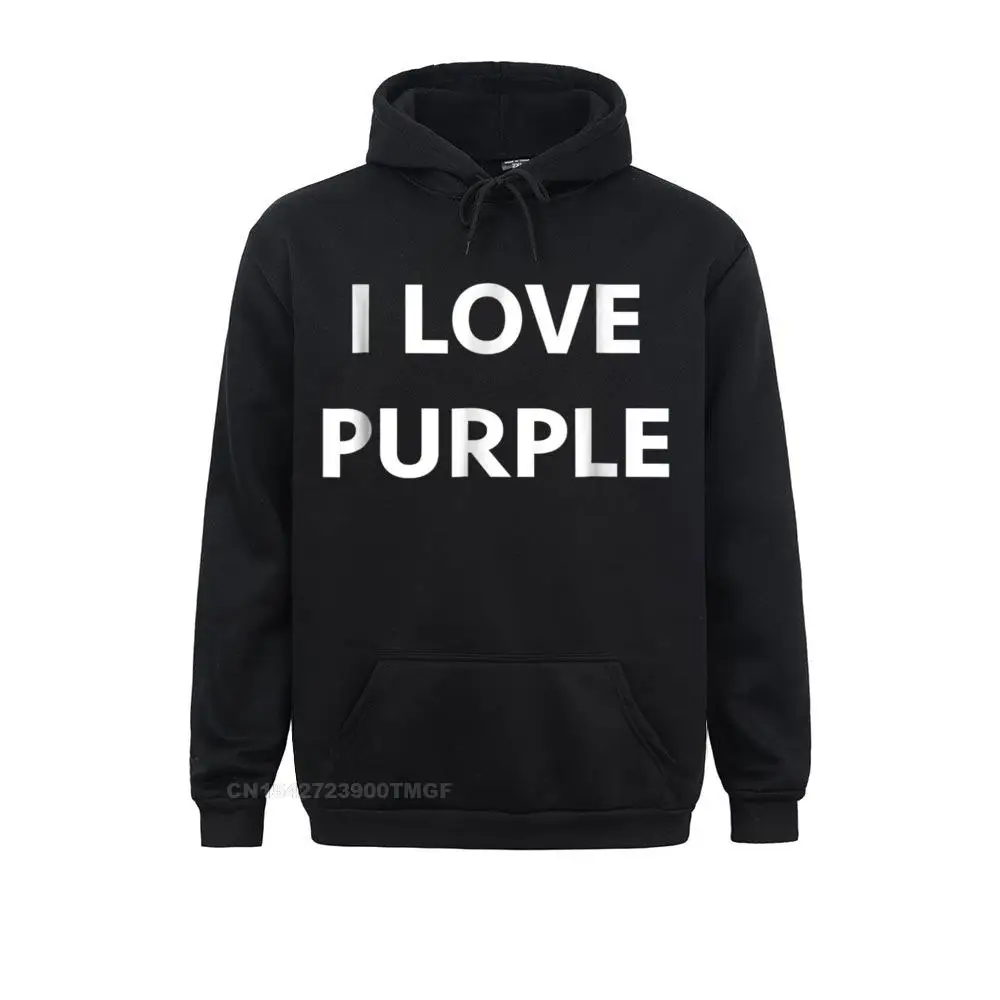 

Casual I Love Purple Shirt Hoodies for Women Wholesale Summer Fall Long Sleeve Sweatshirts Europe Clothes