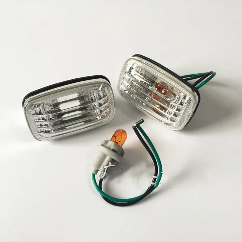 

2 шт. динамический Боковой габаритный фонарь светодиодный сигнальный светильник для Toyota Land Cruiser fj100 LC100 1998-2007