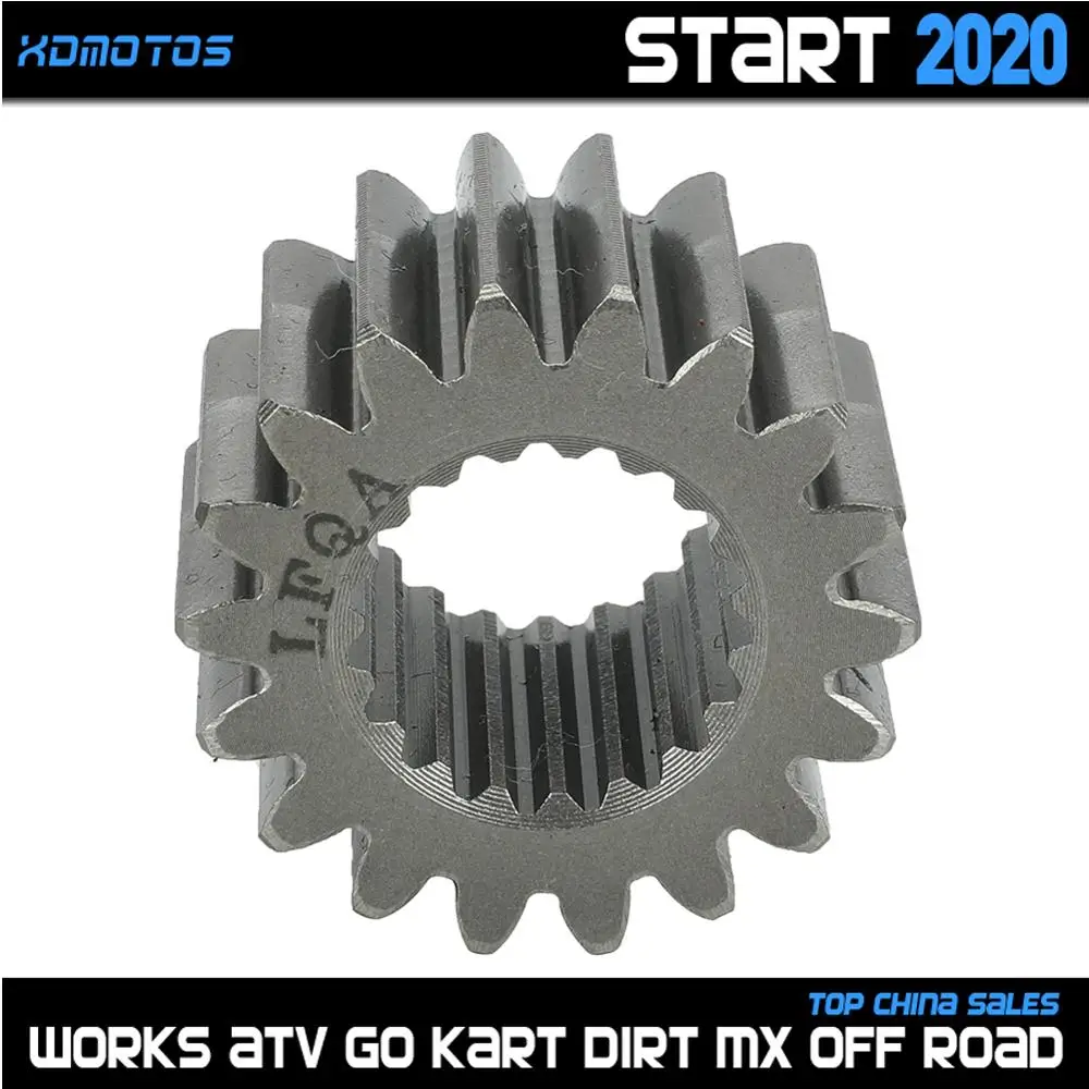 Motorcycle 18T Clutch Primary Drive Gear For lifan LF150 150cc 1P56FMJ Horizontal Kick Starter Engine Monkey Dirt Pit Bike Parts