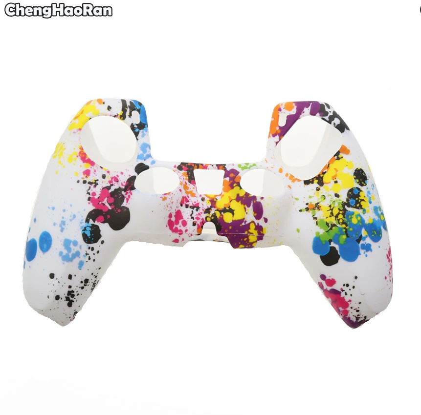 ChengHaoRan สำหรับ Ps5 Command ซิลิโคนป้องกัน PlayStation 5 Anti-Skid ป้องกัน Command อุปกรณ์เสริม