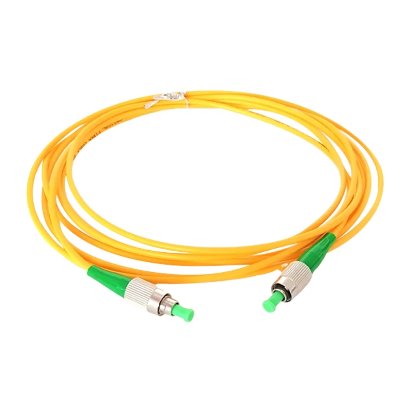 FC APC to FC APC Single Mode Simplex  2.0mm 9/125um Fiber Patch Cord Optical Fiber Jumper FTTH Communication Device 3m 5m 10m