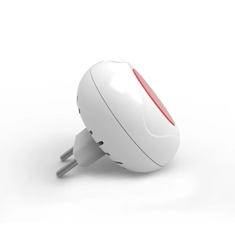 Wolf-Guard DIY Simple Wireless Home Alarm Security System Indoor Sound Flash Siren+Water Leaking Detector EU Plug 433MHZ