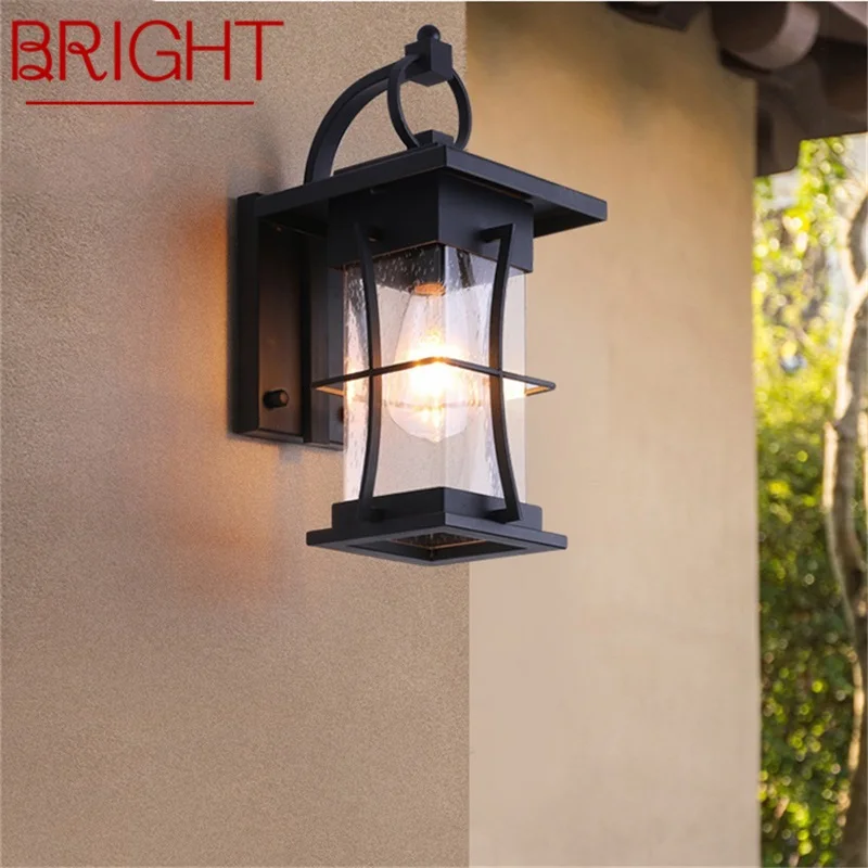 

BRIGHT New Outdoor Wall Light Classical LED Sconces Lamp Waterproof IP65 Decorative For Home Porch Villa