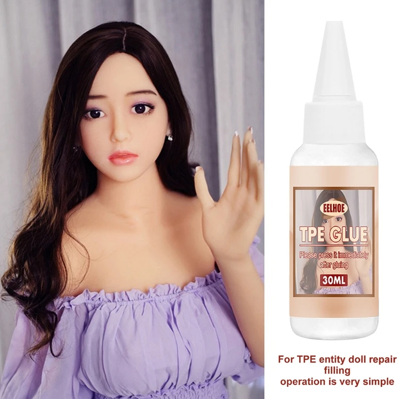 30ml/Bottle TPE Doll Fast Repair Glue Adult Finished Glue Transparent Liquid Glue for Doll Repair Reinforcing Adhesive