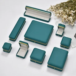 PU Leather Jewelry Box Ring Earrings Necklace Bracelet Storage Box Jewelry Display Case Travel Organizer Gift Packaging Box