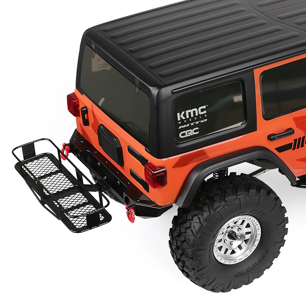 INJORA Metal Rear Bumper & Back Hitch Carrier Rack for 1/10 RC Crawler Car Axial SCX10 90046 SCX10 III AXI03007 Upgrade Parts