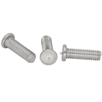 M3 M4 M5 M6 M8 OD 25mm 30mm 35mm 40mm 45mm 50mm 55mm Length Aluminum AL Bolt DIN32501 Threaded Spot Welding Stud Screw