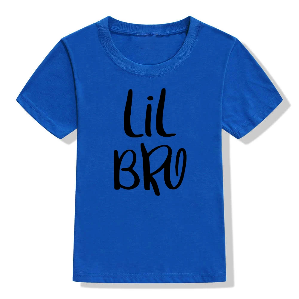 Big Brother Little Brother T Shirt Sibling Short Sleeve Tees Clothes Kids Baby Boys Letter Printed Fashion Brothers T-shirt Tops image 6