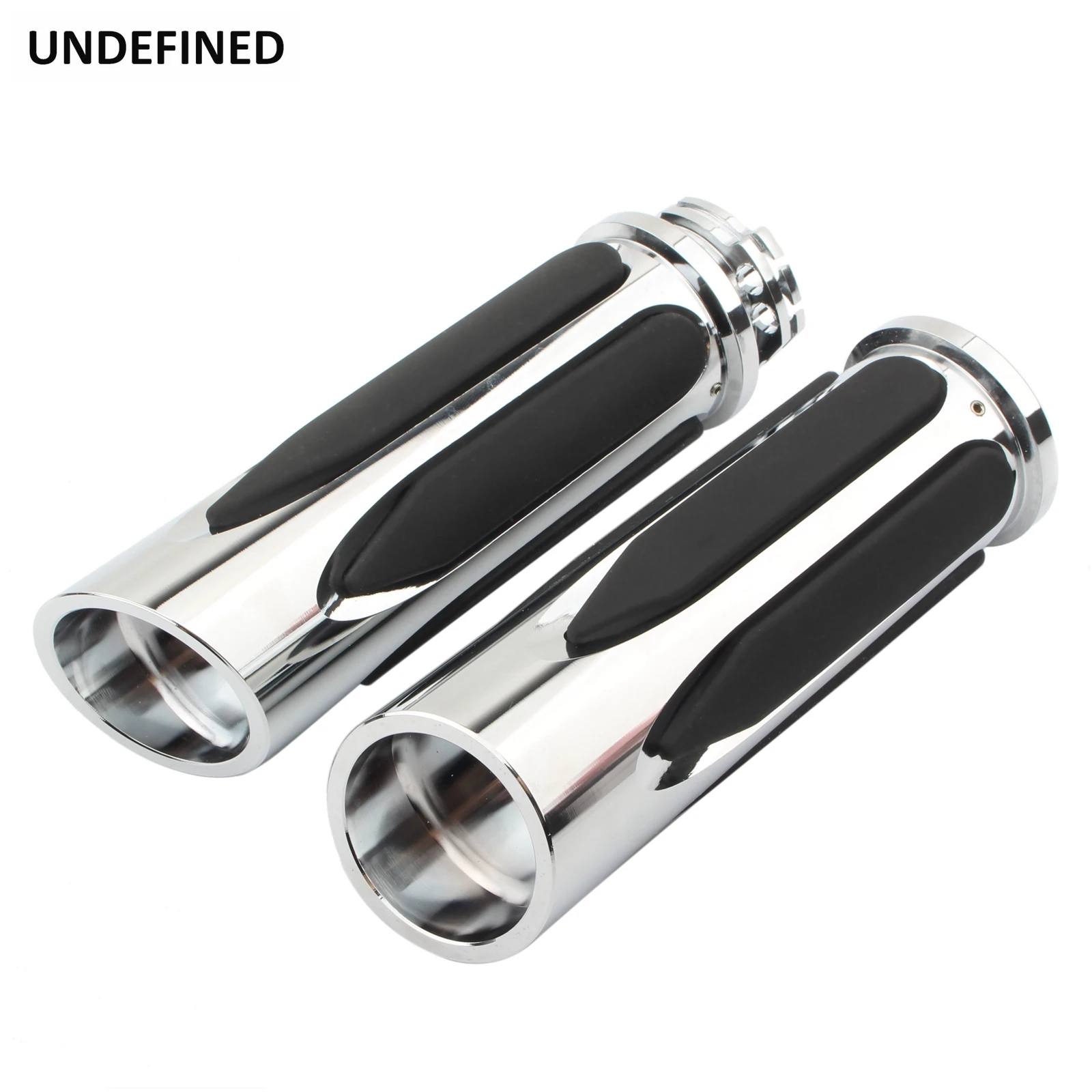 25mm Motorcycle CNC Handlebar Grips Moto Chrome Throttle Hand guard For Harley Touring Electra Glide Softail Dyna Fat Boy