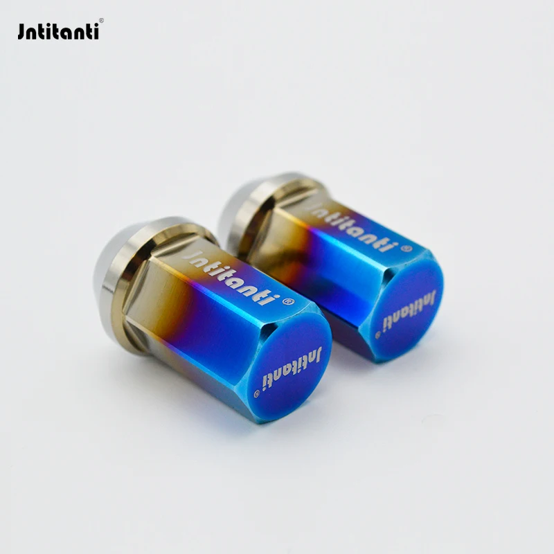 

Jntitanti high performance Titanium lug nut M12*1.5*35mm close end for Toyota Honda Mazda Mitsubishi Ford Chevrolet 16ps