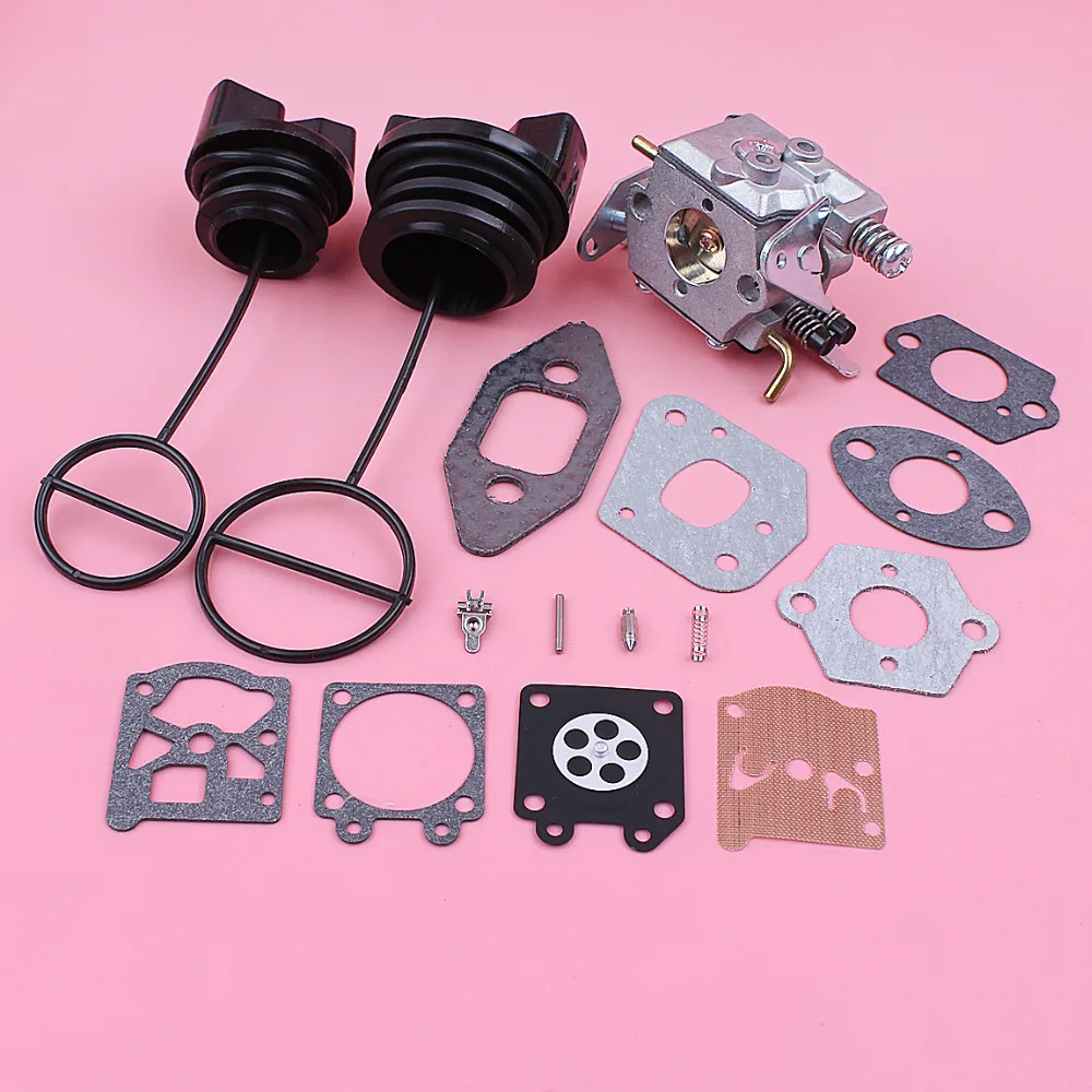 Imagem -06 - Carburador Carb Gasket Repair Kit para Partner 350 351 370 Tampa do Tanque de Óleo Combustível Chainsaw Reposição Ferramenta Parte