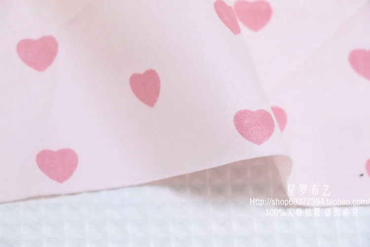 160 سنتيمتر * 50 سنتيمتر الحلو قليلا الأزهار الوردي الوردي نسيج القطن DIY الفراش الملابس فستان خليط النسيج الاطفال اليدوى القطن القماش