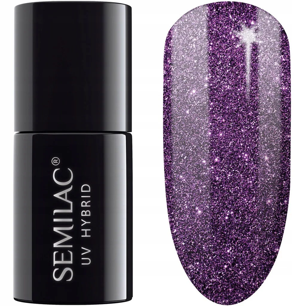 Semilac Delicious Cha-Cha 178 semi-permanent coverage, UV hybrid nail polish texture Gel