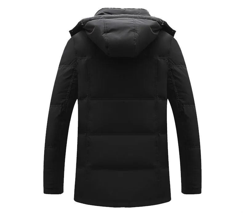 90% Vịt Xuống Áo Len Cổ Lông Khoác Mùa Đông Plus Kích Thước Áo Khoác Parkas Winterjas Heren YT6107140- ND1394