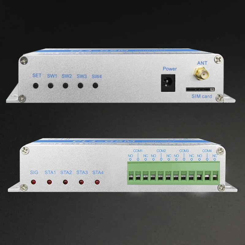 Gsm Schakelaar Sms Controller 4 Relais Uitgang Gsm Garagedeur CL8-GSM Geweldig Voor Controle Van Thuis Elektrische Apparaten