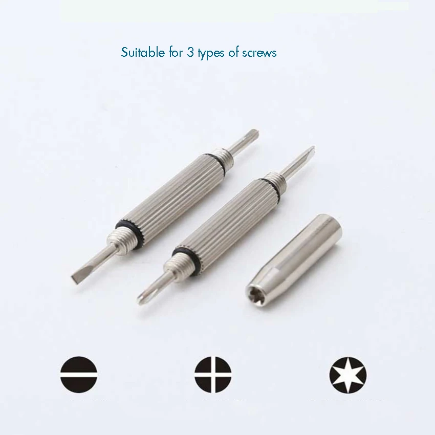 3 In 1ซ่อมแว่นตาไขควงพวงกุญแจแบบพกพา Precision ไขควงเครื่องมือสำหรับแว่นตา,แว่นตากันแดด,นาฬิกา,โทรศัพท์มือถือ