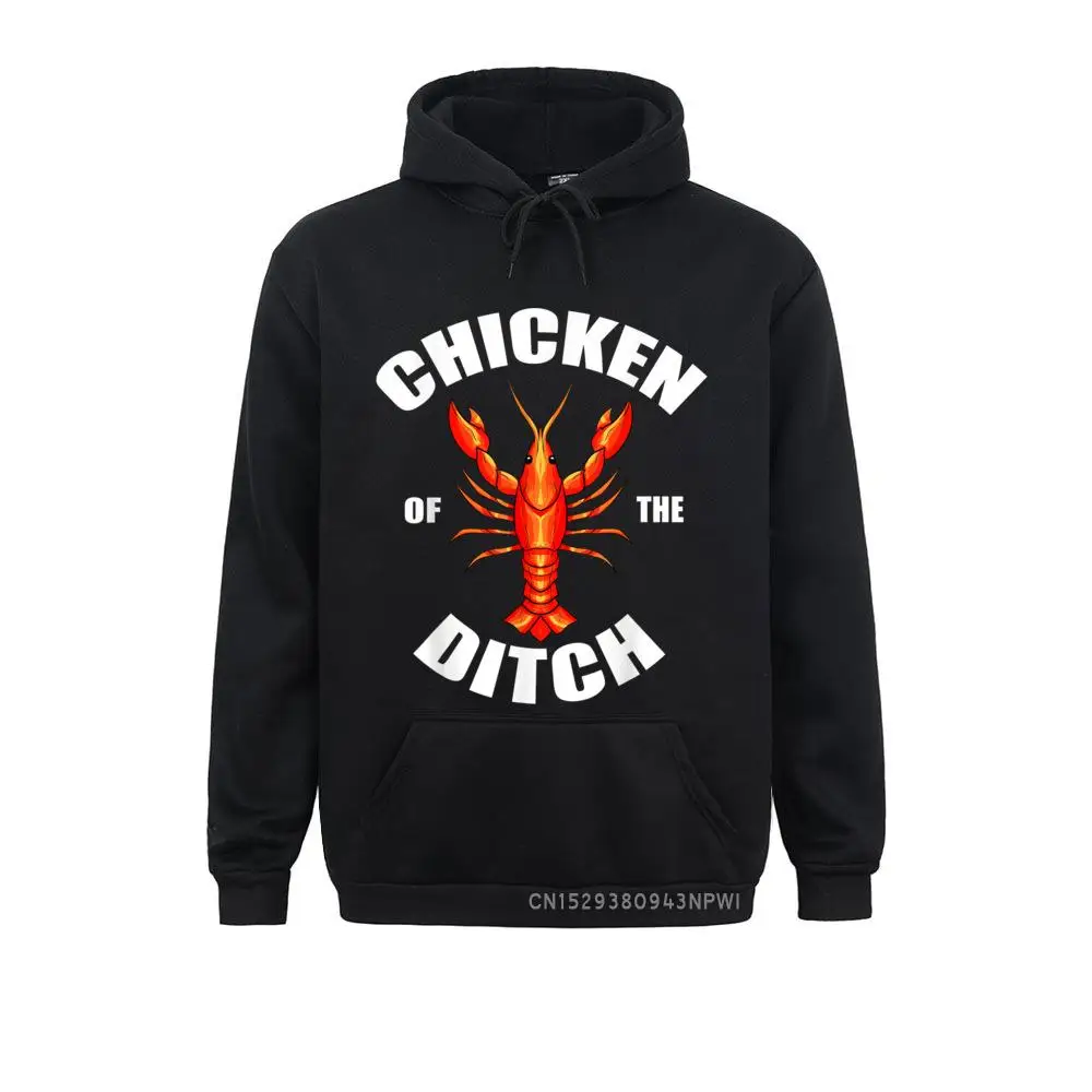 Chicken Of The Ditch Pullover Crawfish Lobster Mudbug Gift Hoodies For Women Normcore Sweatshirts Designer Hoods Long Sleeve