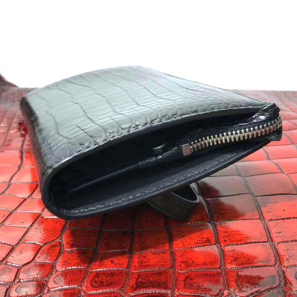 hongsen new arrival crocodile  belly  handbags  More screens  multi-function  Hand bag  male bag large capacity men clutch bag