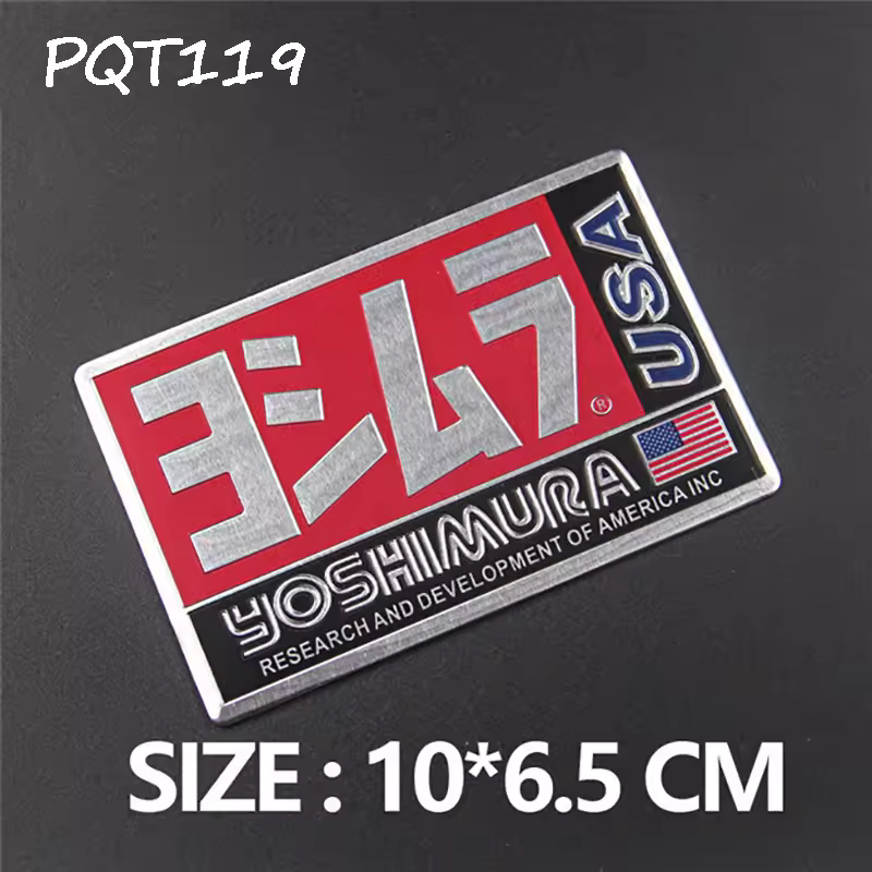 Motorcycle Exhaust Pipes Decal Sticker Aluminium 3D Heat-resistant Muffler Decals Sticker For Yoshimura Honda Yamaha Suzuki BMW - Image 8