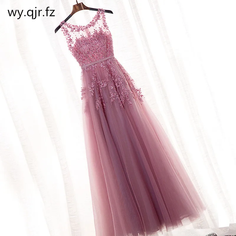 SWS-131B#Evening Dresses Long Lace Party Prom Graduation Homecoming Valentine\'s Day Dress Pearl Wholesale Free Customized Girs