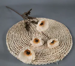 4Heads/Tak Kunstmatige Poppy Bloemen Herfst Kleur Zijde Bloem Diy Bruidsboeket Fleurs Mariage Decoratie Home Decor Klaprozen