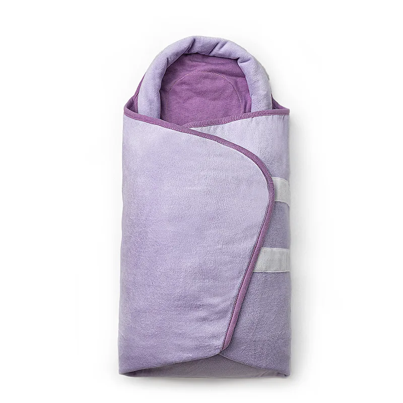 

Newborn Envelope Swaddle Blankets Baby Super Soft Combed Cocoon Thicken Quilted Swaddling Wrap Infant Sleep Sack Bedding