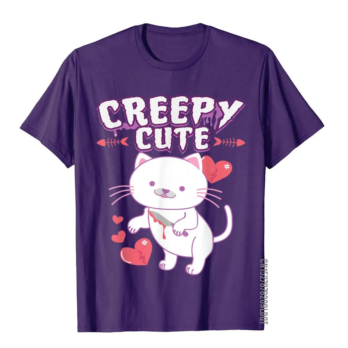 Halloween Creepy Cute Cat Costume T-Shirt T Shirt Japan Style Family Men Tops & Tees Cool Cotton