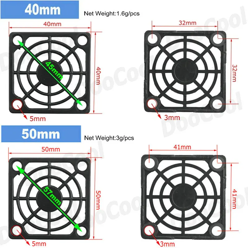 10Pcs Banyak Waktu Luang Komputer Mesh 40 Mm 50 Mm 60 Mm 70 Mm 80 Mm 120 Mm 90 Mm PC Fan Debu Filter 4 Cm 5 Cm 6 Cm 7 Cm 8 Cm 9 Cm 12 Cm