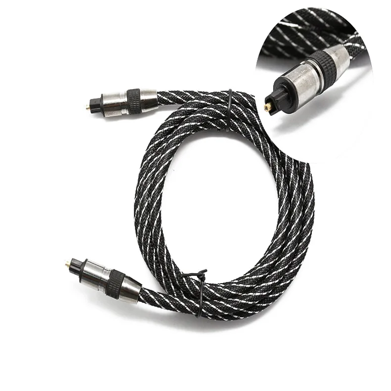 خط ألياف الصوت OD7.0 خط الألياف الضوئية الرقمي مع خطوط صوت الشبكة إلى خط الصوت الوسلينك البصري #3