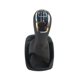 5 Speed 6 Gear Car Styling Gear Shift Knob For Skoda Fabia MK II MK2 2000 2001 2002 2003 2004 2005 2006 2007 2008