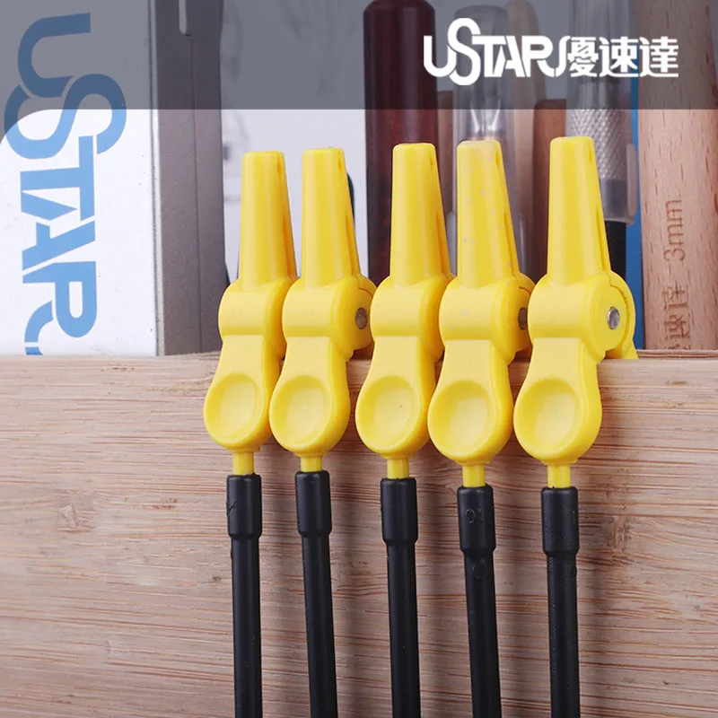 Model Coloring Air Drying Clip Set (12 PCS) Detachable Plastic Painting Clips Hobby Painting Tools Accessory