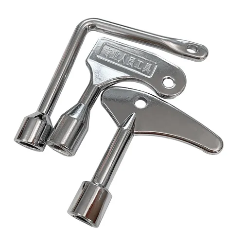 Imagen 2 del producto Llave apta para cerradura triangular Cerradura cuadrada Cerradura de perfil al aire que se aplica a entrenar Ascensor ferroviario de alta velocidad y puerta de gabinete