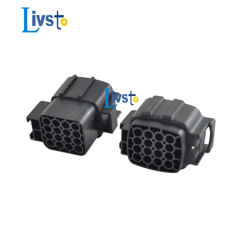 1 Set 16 Pin Tyco Denso Plug Waterproof Auto Wire Harness Connector AMP Lamp Light Socket 368050-1 368047-1 368049-1