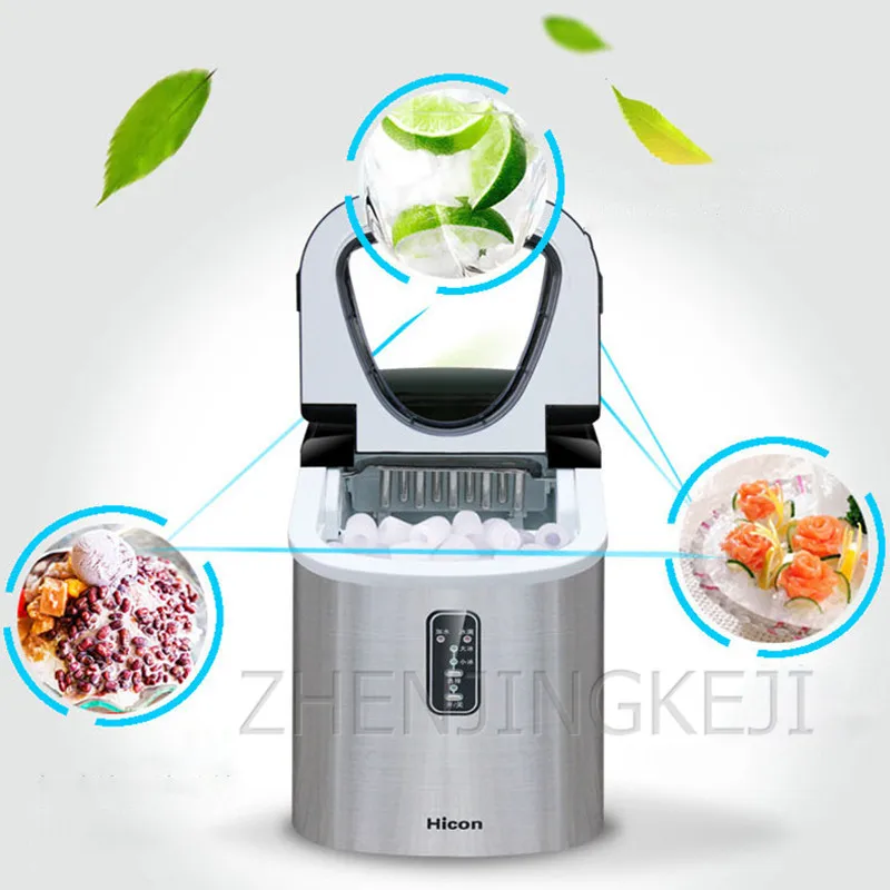 التلقائي آلة صانع الجليد المجمدة ، الأجهزة المنزلية الصغيرة ، دليل إضافة المياه ، متجر الشاي الحليب ، KTV ، مستديرة ، التجارية