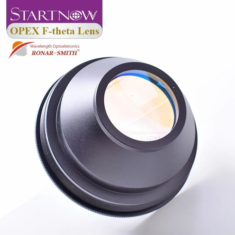 Startnow F-theta Scan Lens For 1064nm YAG Fiber Laser Galvo System 70X70 150X150 300X300 Scanner Field Opex Fiber Focus Lens