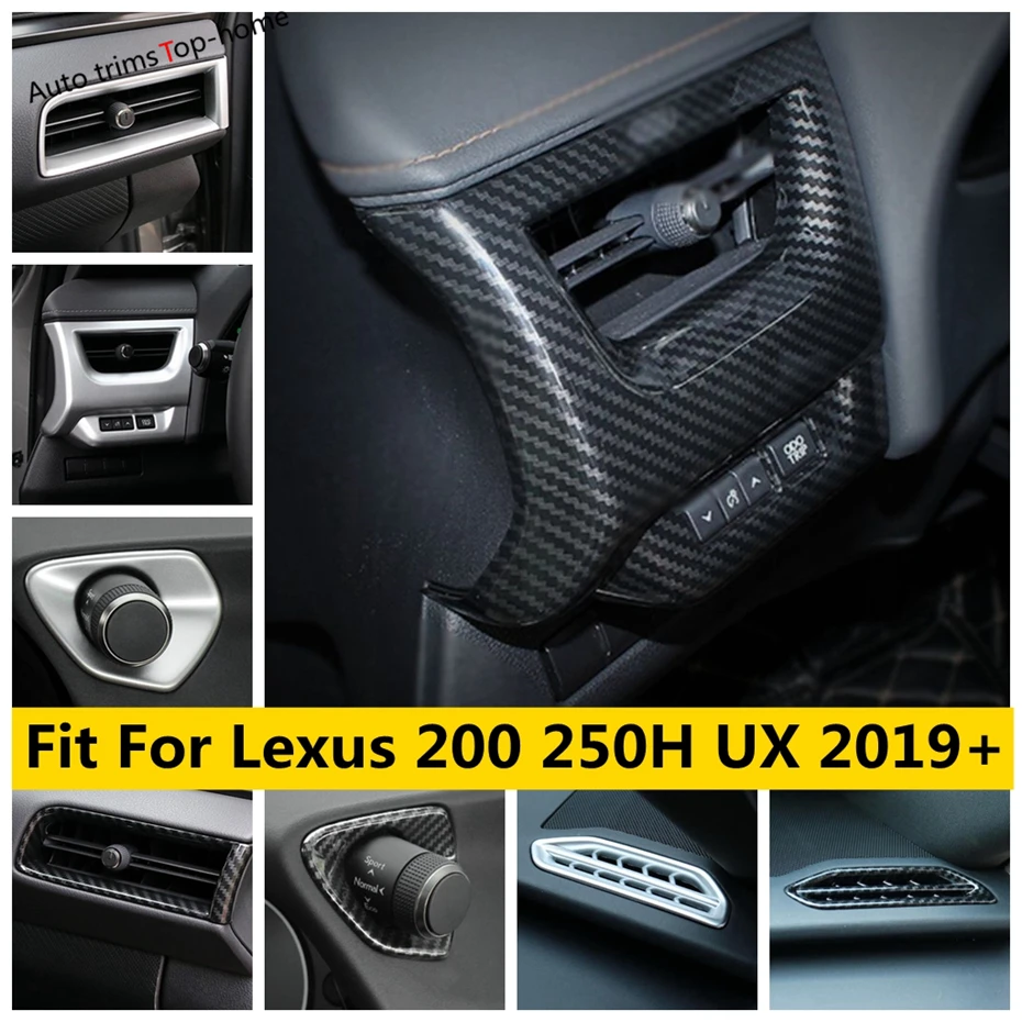 

Dashboard Air Outlet AC Vent Driving Model Adjust Knob Decor Ring Cover Trim Car Accessories For Lexus UX 200 250H 2019 - 2024