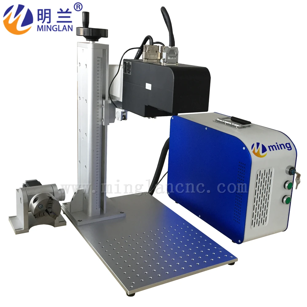 Factory 2D/3D Fiber Laser Marking Machine With RAYCUS/JPT 30W 60W 100W MOPA M7 Laser Marking Machine