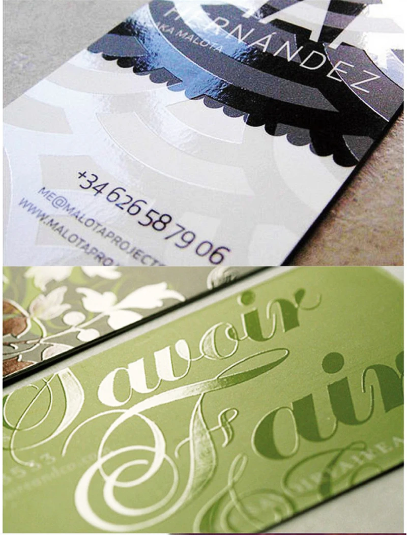 ビジネスカードカスタム300gsm紙2両面フィルムコーティングされたカラー印刷、1サイドスポットuv 90*54ミリメートル高品質スポットuv印刷