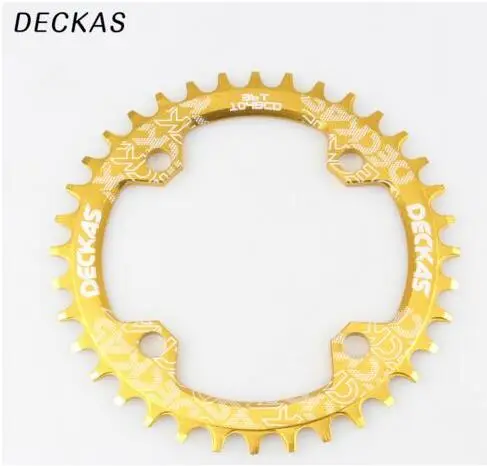 DECKAS 104Bcd 32/34/36 / 38T sprocket mountain bike crank aluminum gear hollow wheel crown 8S 9S 10S 11S