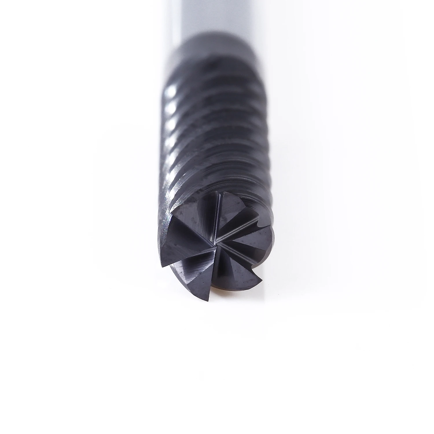 1pc GM-6E GM-6EL series solid carbide 6 flutes flattened end mills with straight shank and long cutting edge