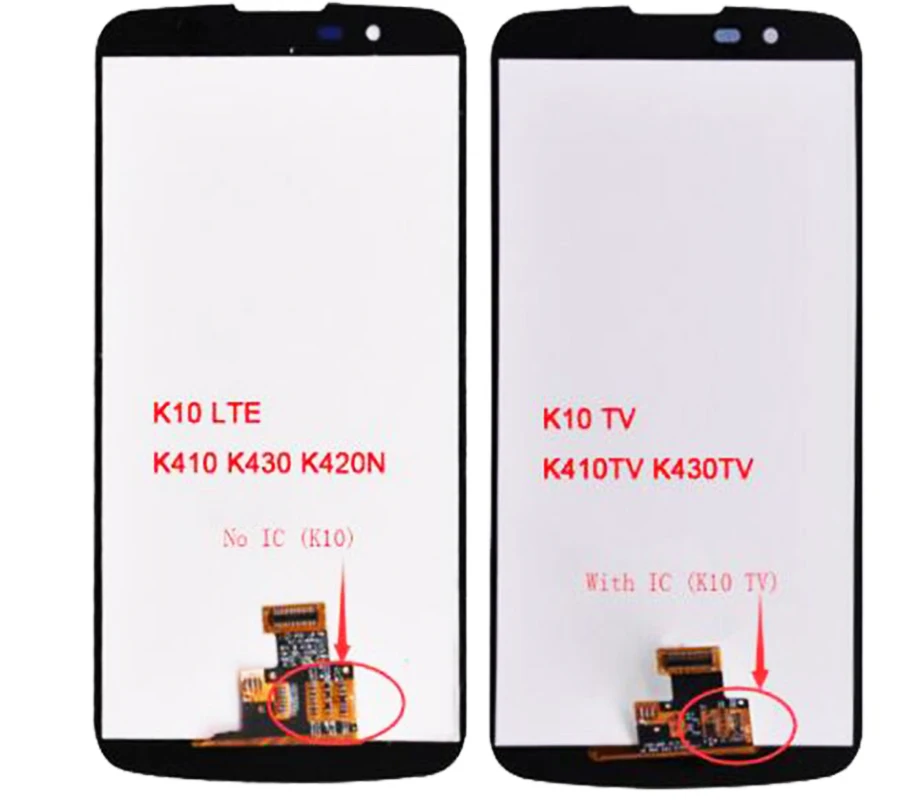 Original For LG K10 2016 K10 LTE K420N K430 K430DS K410/ K10TV K430TV K10 TV LCD Display Touch Screen Digitizer Assembly