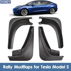 For Tesla Model 3 2016 - 2021 Mud Flaps Splash Guards Mudguards Front Rear Fender Protector Racing Car Mudflaps