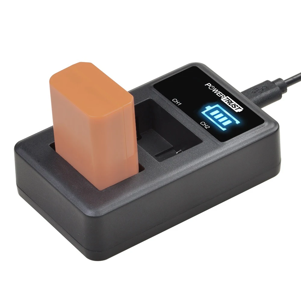 แบตเตอรี่กล้อง NP-FW50/ที่ชาร์จ BC-TRW สำหรับ Sony Alpha A6500, A6300, A7, A7II, A7RII, A7SII, A7S, A7S2, A7R, A7R2, A5100, RX10