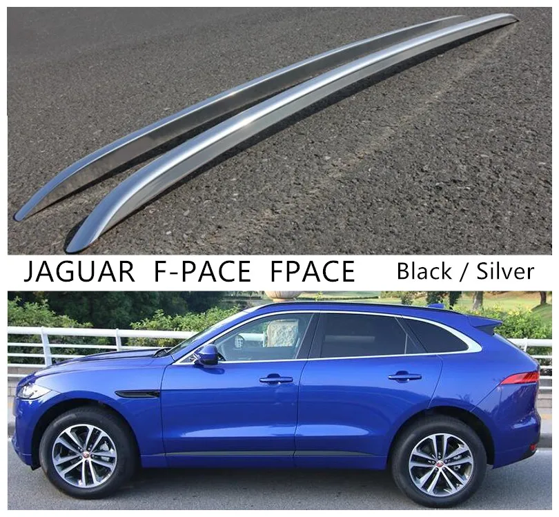 Roof Rack For JAGUAR F-PACE FPACE F PACE 2016-2021 Aluminum Alloy Rails Bar Luggage Carrier Bars top bar Racks Rail Boxes