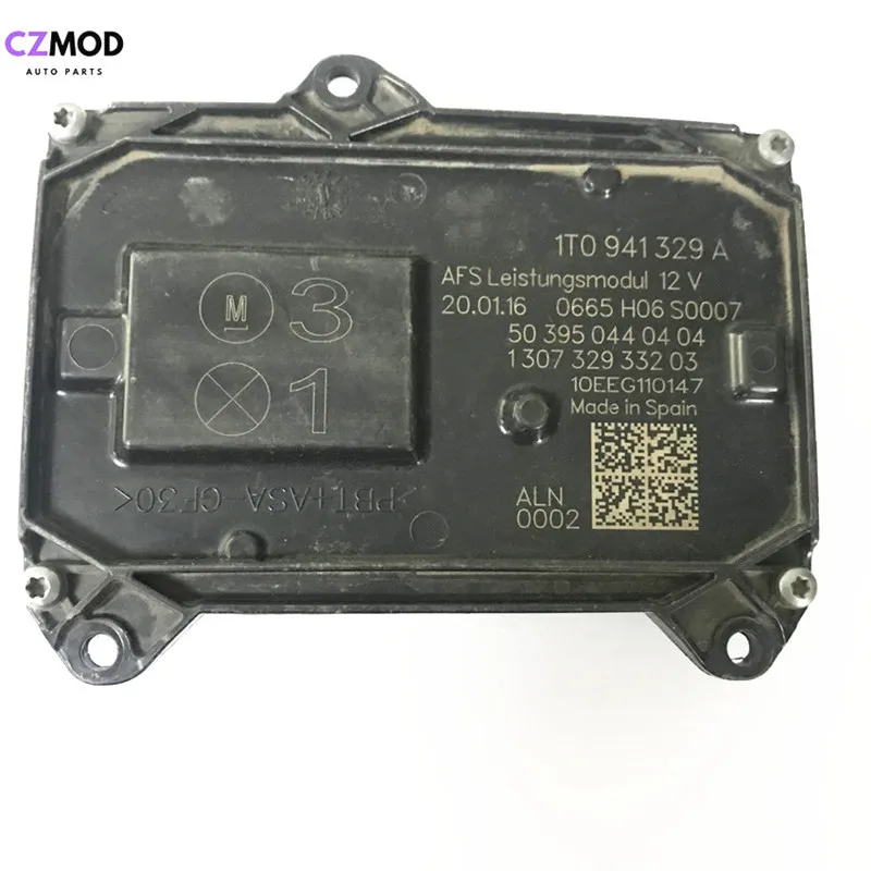 CZMOD Original 1T0 941 329 A Headlight AFS Leistungsmodul 12V 1 307 329 332 03 1T0941329A 10EEG110147 503950440404