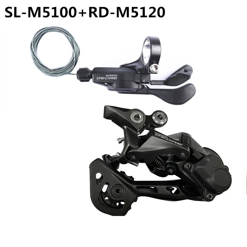 Shimano Deore M5100 2x11s Groupset MTB Bike 170mm 175mm 36T-26T Crankset MT501 BB52 RD-M5120 Sunshine11-42T Cassette Shifter Set