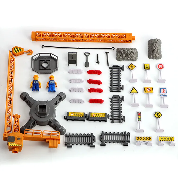 High-quality simulation tower crane model,1:100 crane toy, engineering set,free shipping for wholesale and retail