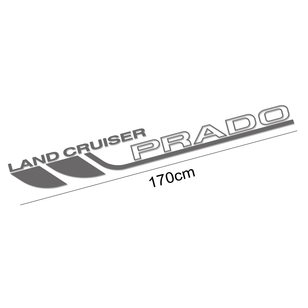 For Toyota Prado 150 120 Land Cruiser Prado 100 Car Door Side Decorative Stickers Vinyl Wrap Film Styling Decals Accessories