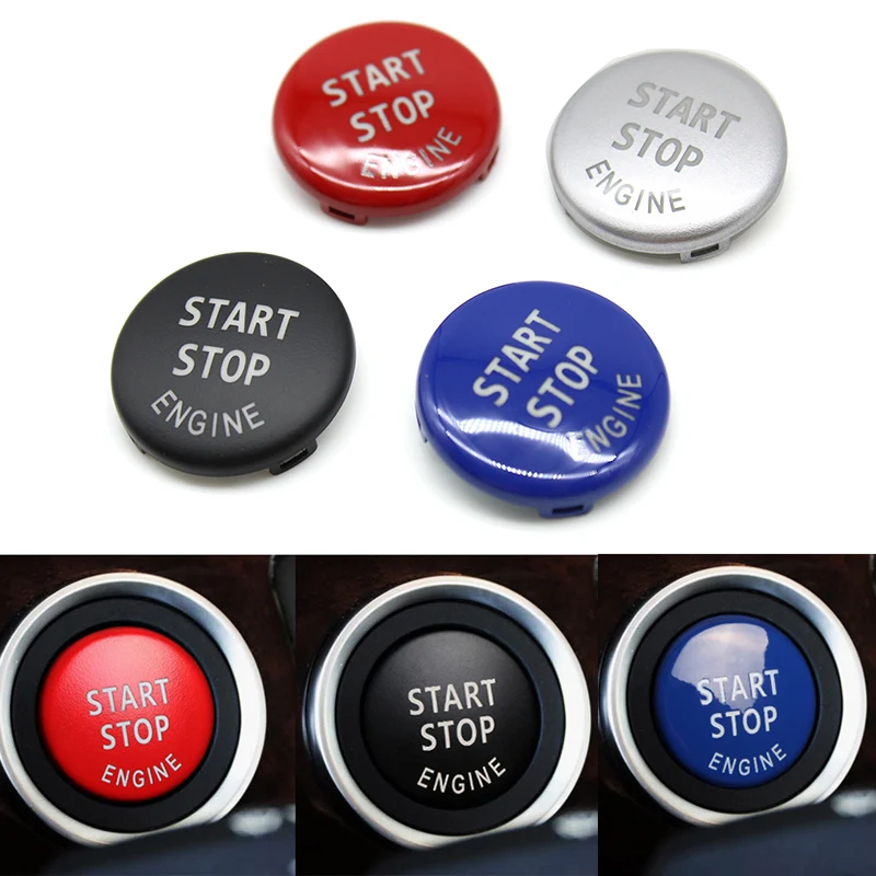 Engine Ignition Switch Start Stop Button Cover For BMW E Series 3S X1 X5 X6 Z4 E70 E71 E72 E90 E91 E92 E93 E84 E60 E89