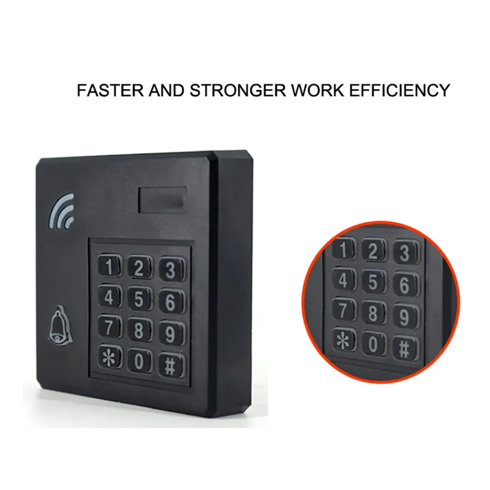 RFID Keypad Reader ID 125K Wiegand26/34 Output Waterproof IP67 Suit Install Outside Used for Access Control's Reader